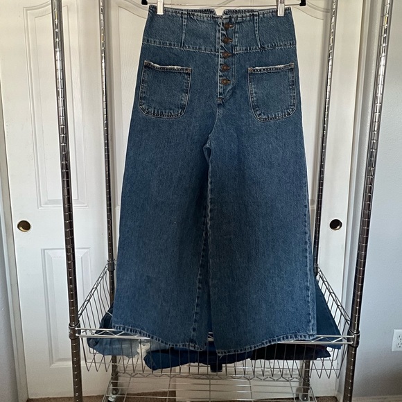 Free People Denim - Free people flare jeans/wide leg